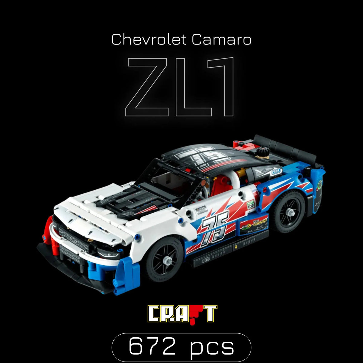 NASCAR Camaro ZL1 (672 pçs)